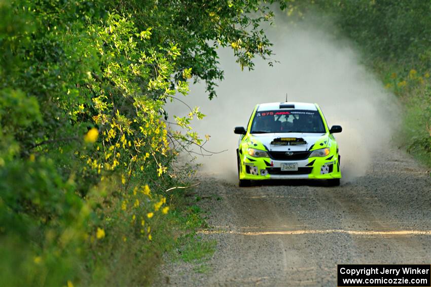 Vincent Trudel / Glen Ray Subaru WRX STi on SS7, Refuge II.
