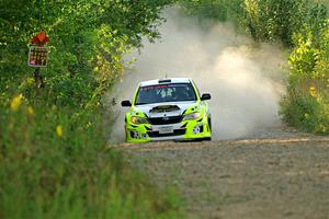 Vincent Trudel / Glen Ray Subaru WRX STi on SS7, Refuge II.