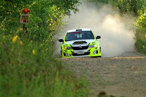 Vincent Trudel / Glen Ray Subaru WRX STi on SS7, Refuge II.