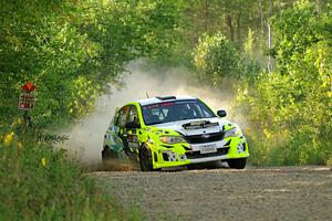 Vincent Trudel / Glen Ray Subaru WRX STi on SS7, Refuge II.
