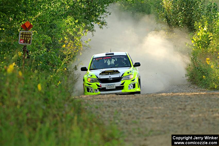 Vincent Trudel / Glen Ray Subaru WRX STi on SS7, Refuge II.