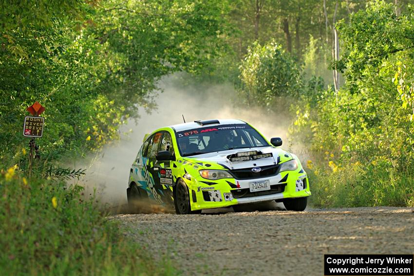 Vincent Trudel / Glen Ray Subaru WRX STi on SS7, Refuge II.