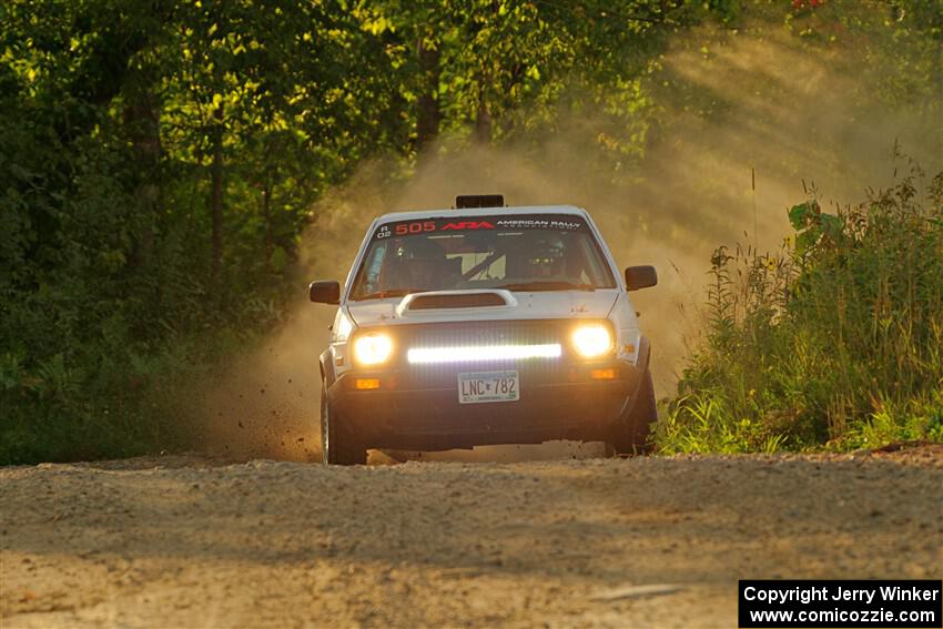 Josh Nykanen / Corey Morris VW GTI on SS7, Refuge II.