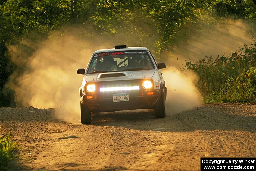 Josh Nykanen / Corey Morris VW GTI on SS7, Refuge II.