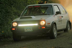 Josh Nykanen / Corey Morris VW GTI on SS7, Refuge II.