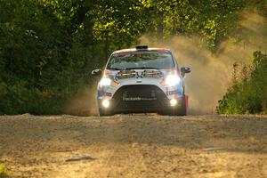 Mark Tabor / Kathryn Hansen Ford Fiesta ST on SS7, Refuge II.
