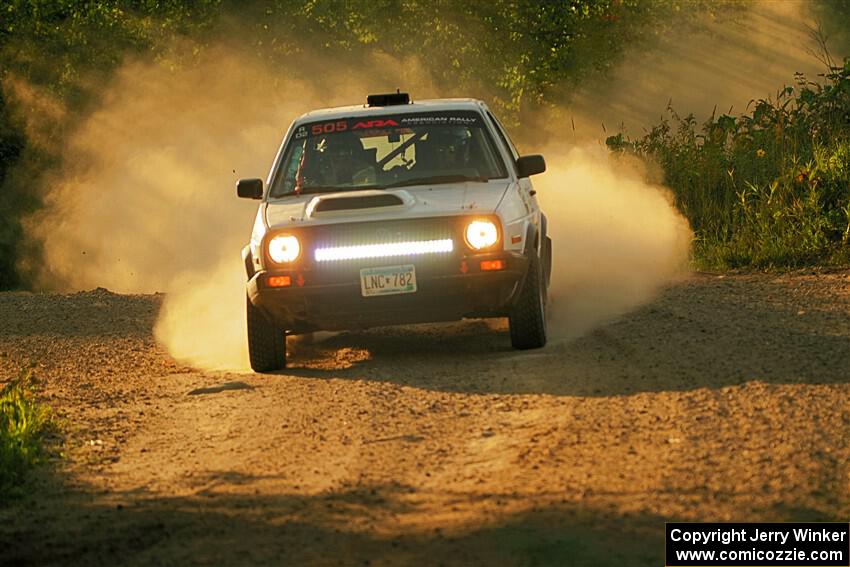 Josh Nykanen / Corey Morris VW GTI on SS7, Refuge II.