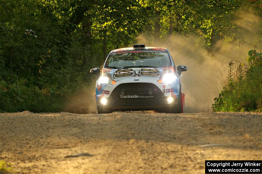 Mark Tabor / Kathryn Hansen Ford Fiesta ST on SS7, Refuge II.