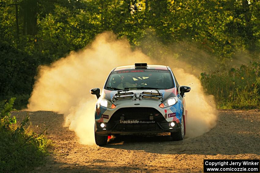 Mark Tabor / Kathryn Hansen Ford Fiesta ST on SS7, Refuge II.