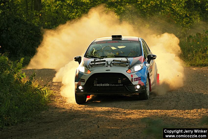 Mark Tabor / Kathryn Hansen Ford Fiesta ST on SS7, Refuge II.