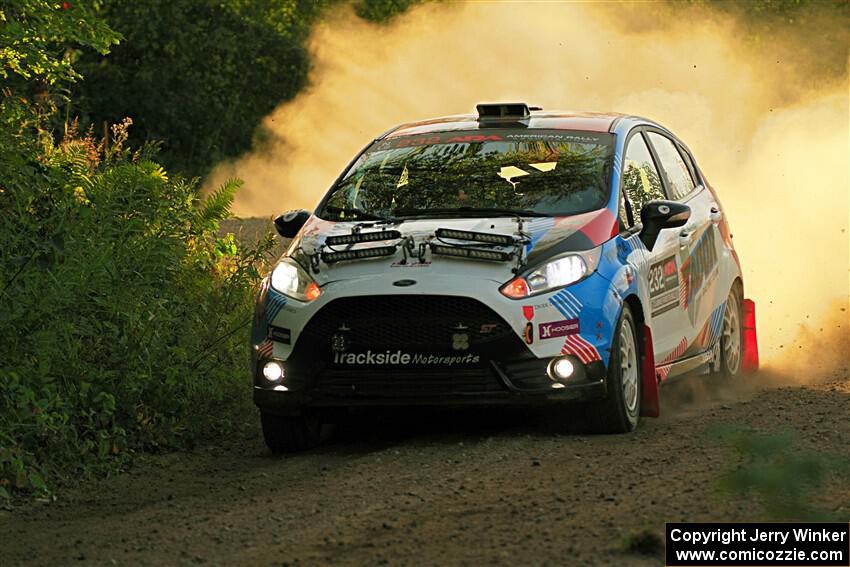 Mark Tabor / Kathryn Hansen Ford Fiesta ST on SS7, Refuge II.