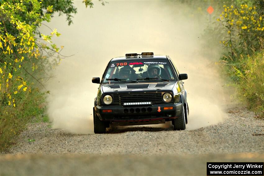 Andy Cowan / John Vinti VW Jetta VR6 on SS7, Refuge II.