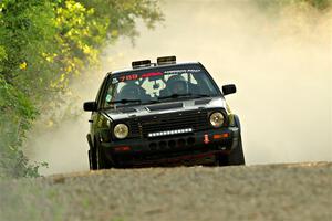 Andy Cowan / John Vinti VW Jetta VR6 on SS7, Refuge II.