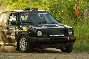 Andy Cowan / John Vinti VW Jetta VR6 on SS7, Refuge II.