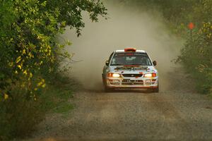 Richard Donovan / Greg Donovan Subaru Impreza on SS7, Refuge II.