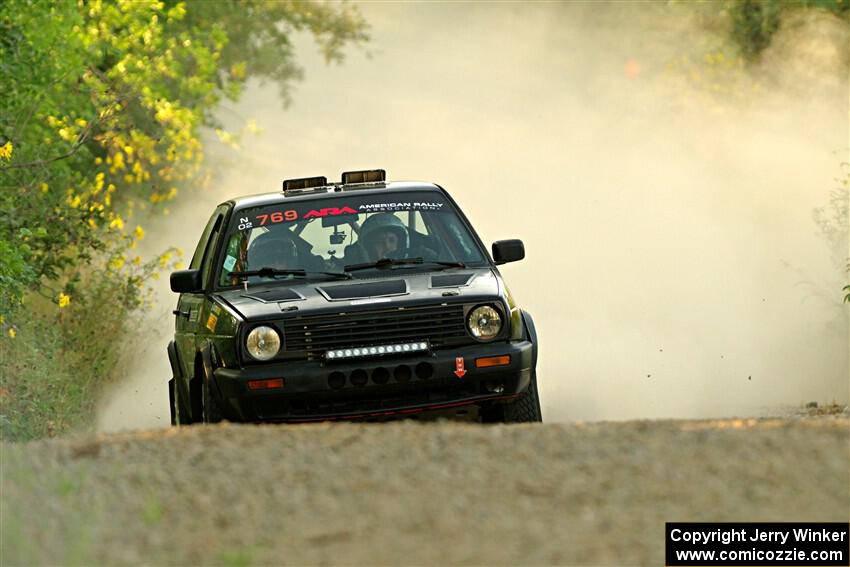 Andy Cowan / John Vinti VW Jetta VR6 on SS7, Refuge II.