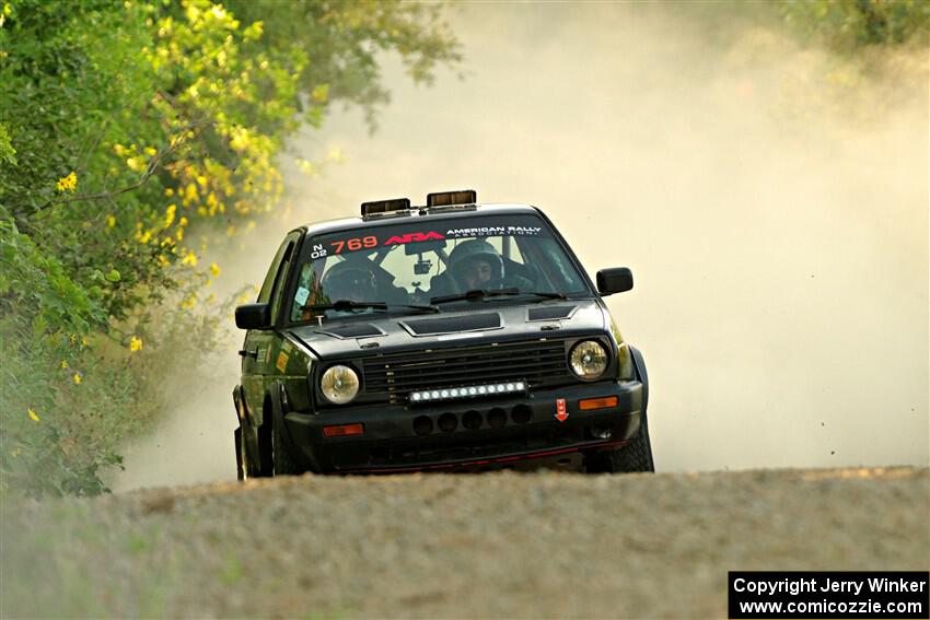 Andy Cowan / John Vinti VW Jetta VR6 on SS7, Refuge II.