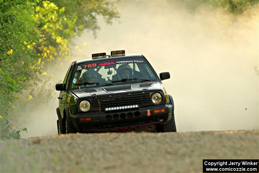 Andy Cowan / John Vinti VW Jetta VR6 on SS7, Refuge II.