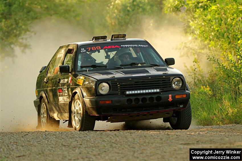 Andy Cowan / John Vinti VW Jetta VR6 on SS7, Refuge II.