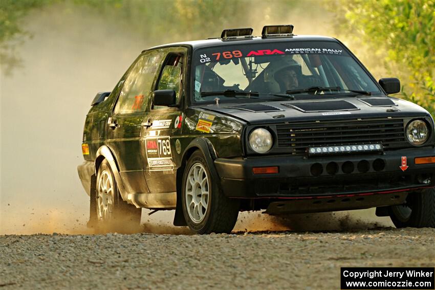 Andy Cowan / John Vinti VW Jetta VR6 on SS7, Refuge II.