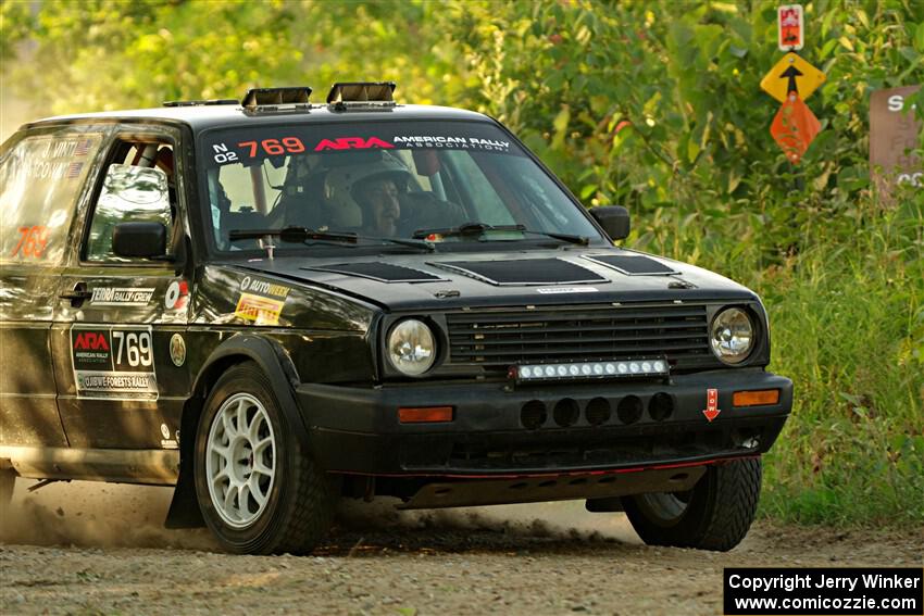 Andy Cowan / John Vinti VW Jetta VR6 on SS7, Refuge II.