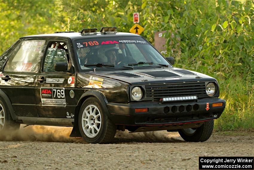Andy Cowan / John Vinti VW Jetta VR6 on SS7, Refuge II.