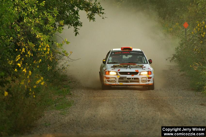 Richard Donovan / Greg Donovan Subaru Impreza on SS7, Refuge II.