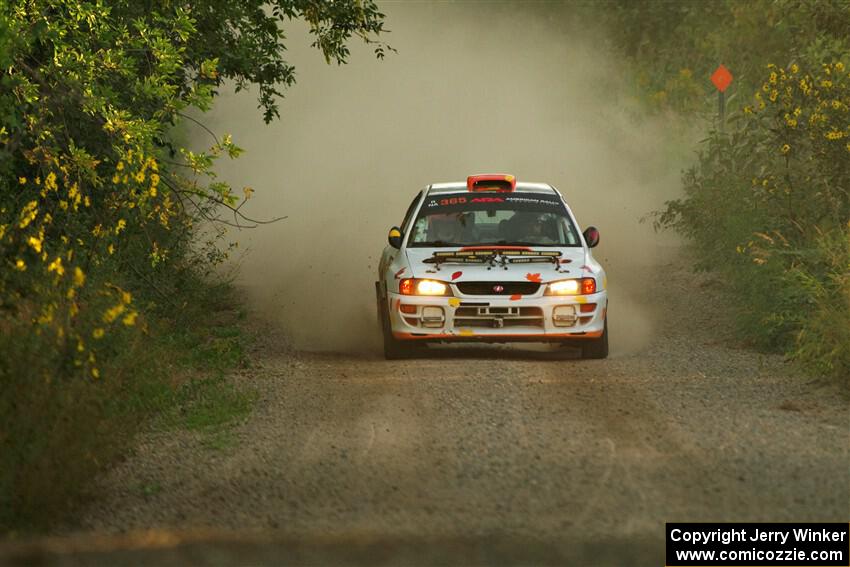Richard Donovan / Greg Donovan Subaru Impreza on SS7, Refuge II.