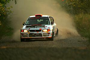 Richard Donovan / Greg Donovan Subaru Impreza on SS7, Refuge II.