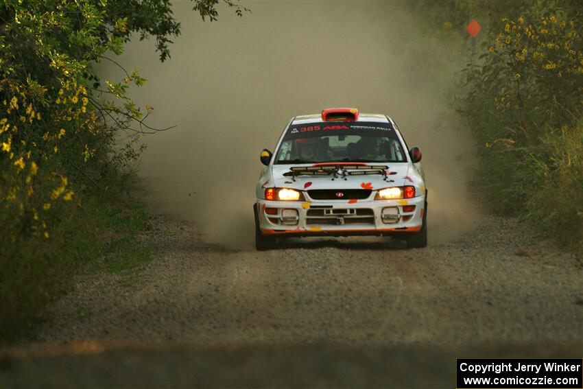 Richard Donovan / Greg Donovan Subaru Impreza on SS7, Refuge II.
