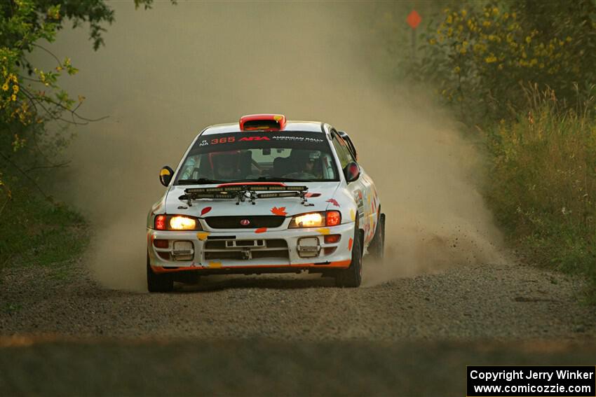 Richard Donovan / Greg Donovan Subaru Impreza on SS7, Refuge II.