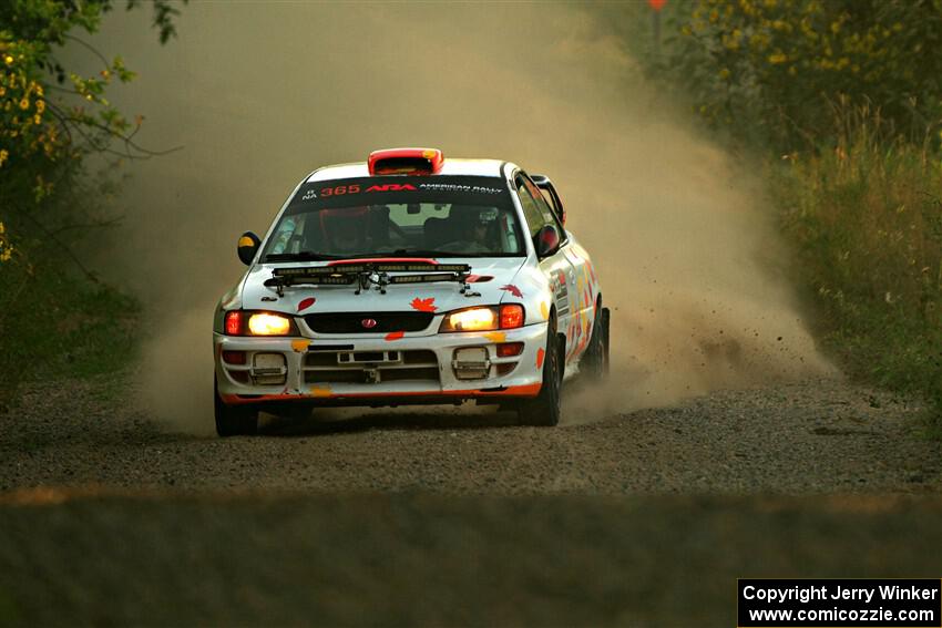 Richard Donovan / Greg Donovan Subaru Impreza on SS7, Refuge II.
