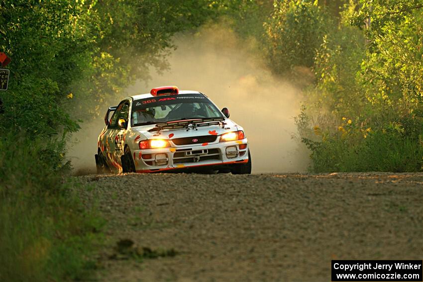 Richard Donovan / Greg Donovan Subaru Impreza on SS7, Refuge II.