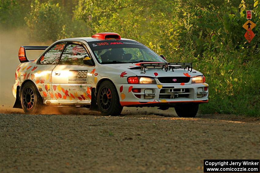 Richard Donovan / Greg Donovan Subaru Impreza on SS7, Refuge II.
