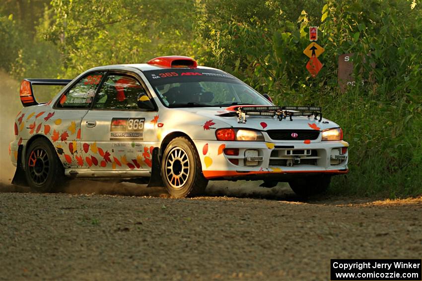 Richard Donovan / Greg Donovan Subaru Impreza on SS7, Refuge II.