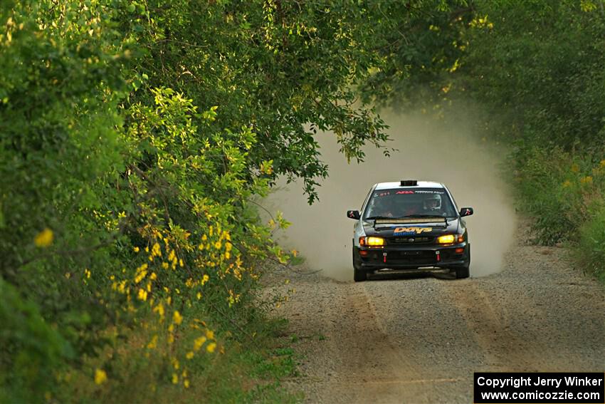 Jack Nelson / Isaac Zink Subaru Impreza on SS7, Refuge II.