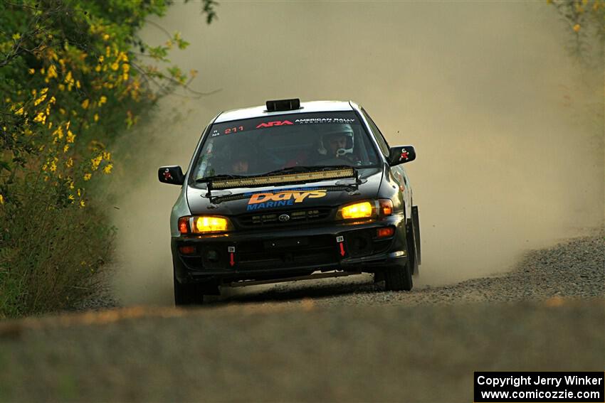 Jack Nelson / Isaac Zink Subaru Impreza on SS7, Refuge II.