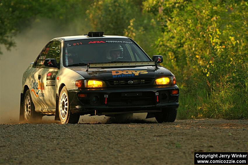 Jack Nelson / Isaac Zink Subaru Impreza on SS7, Refuge II.