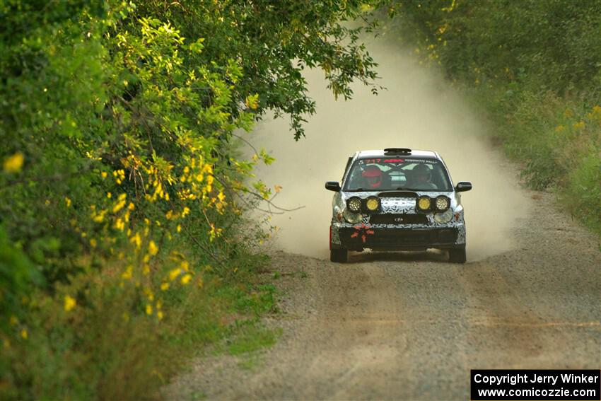 Peter Farrow / Jackson Sedivy Subaru WRX on SS7, Refuge II.