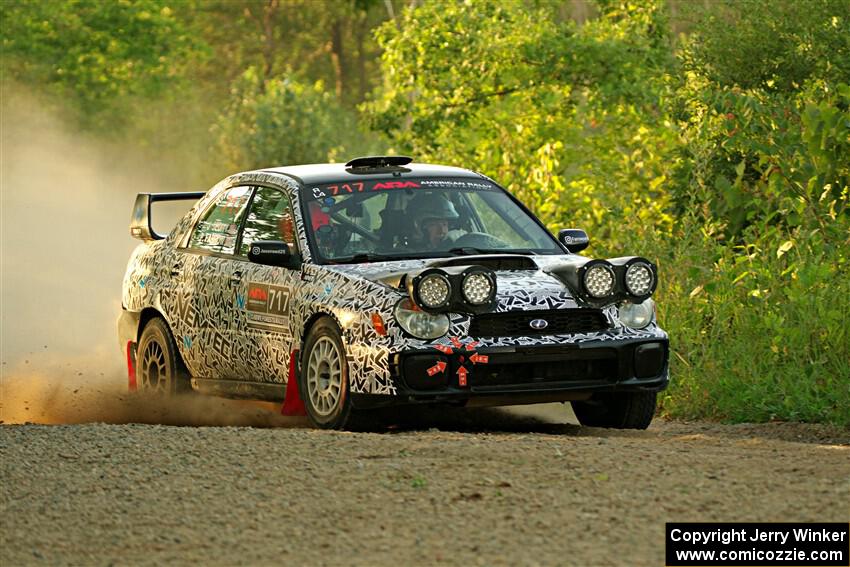 Peter Farrow / Jackson Sedivy Subaru WRX on SS7, Refuge II.