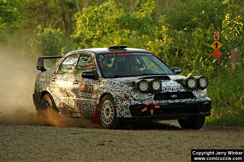 Peter Farrow / Jackson Sedivy Subaru WRX on SS7, Refuge II.