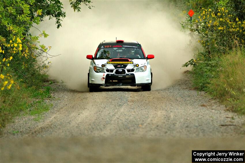 Jason Cook / Maggie Tu Subaru WRX on SS7, Refuge II.