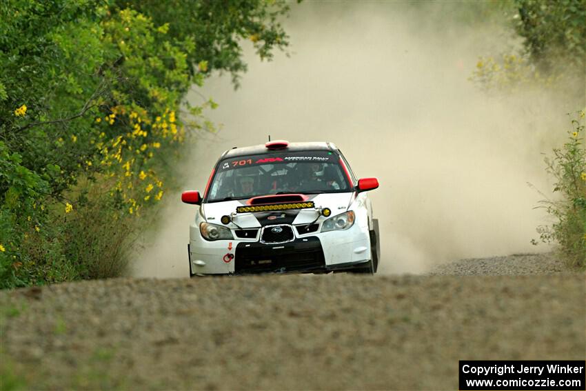 Jason Cook / Maggie Tu Subaru WRX on SS7, Refuge II.
