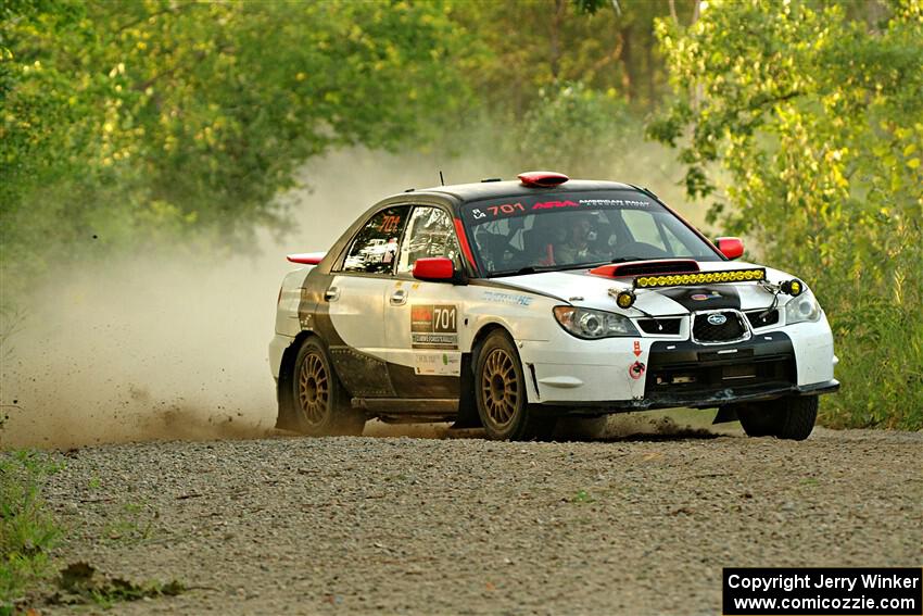 Jason Cook / Maggie Tu Subaru WRX on SS7, Refuge II.