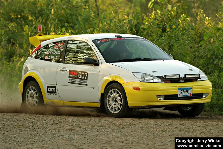 Drake Willis / Jacob Kohler Ford Focus ZX3 on SS7, Refuge II.