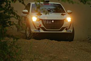 Sean Donnelly / Zach Pfeil Peugeot 208 Rally4 on SS9, Steamboat II.