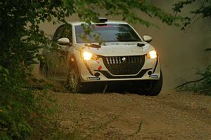 Sean Donnelly / Zach Pfeil Peugeot 208 Rally4 on SS9, Steamboat II.