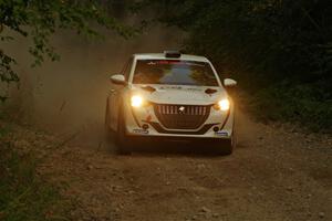 Sean Donnelly / Zach Pfeil Peugeot 208 Rally4 on SS9, Steamboat II.