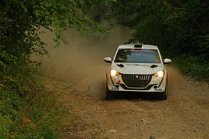 Sean Donnelly / Zach Pfeil Peugeot 208 Rally4 on SS9, Steamboat II.