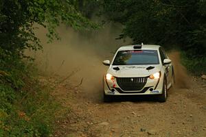 Sean Donnelly / Zach Pfeil Peugeot 208 Rally4 on SS9, Steamboat II.